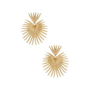 SHASHI Throne Earrings in Gold One Size New Womens Dance Drop